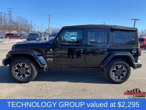 Used 2024 Jeep Wrangler Sahara w/ Technology Group image 2