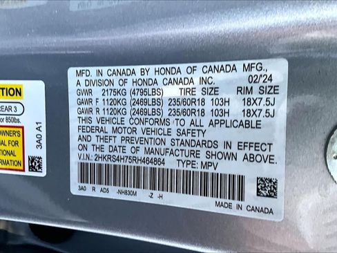 Used 2024 Honda CR-V EX-L image 33