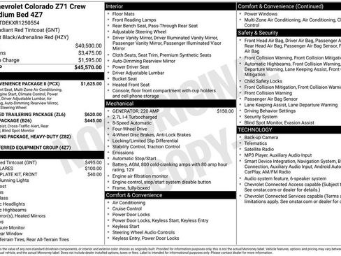 Used 2024 Chevrolet Colorado Z71 w/ Z71 Convenience Package 2 AWD/4WD image 2