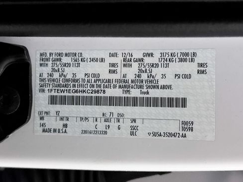 Used 2017 Ford F150 Lariat AWD/4WD image 36