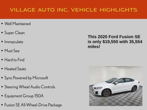 Used 2020 Ford Fusion SE image 7
