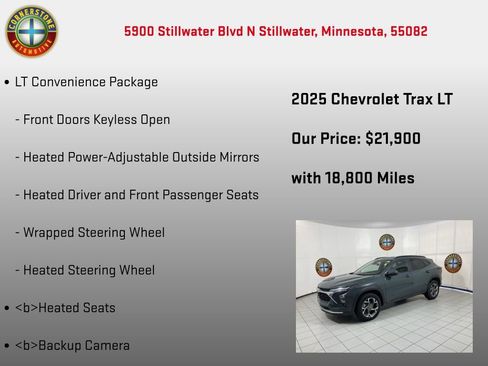 Used 2025 Chevrolet Trax LT w/ LT Convenience Package FWD image 5