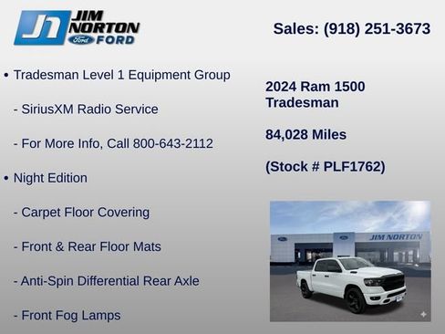 Used 2024 RAM 1500 Tradesman w/ Night Edition AWD/4WD image 21