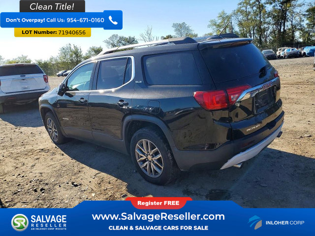 Used 2017 GMC Acadia SLE w/ Driver Alert Package I FWD image 3