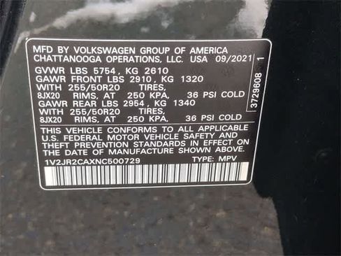 Used 2022 Volkswagen Atlas SE w/ Panoramic Sunroof Package image 38