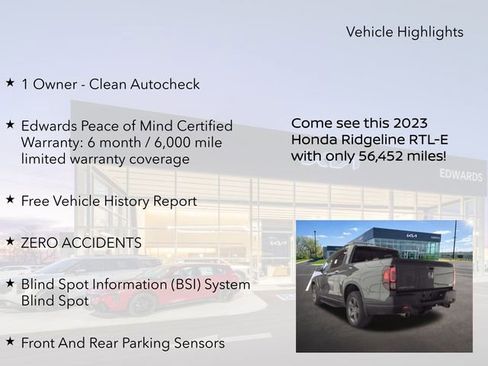 Used 2023 Honda Ridgeline RTL-E image 10