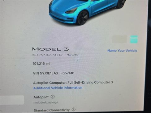 Used 2020 Tesla Model 3 Standard Range Plus image 4