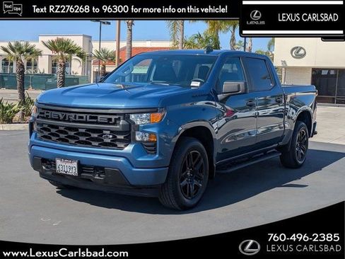 Used 2024 Chevrolet Silverado 1500 Custom w/ Dark Appearance Package RWD image 1