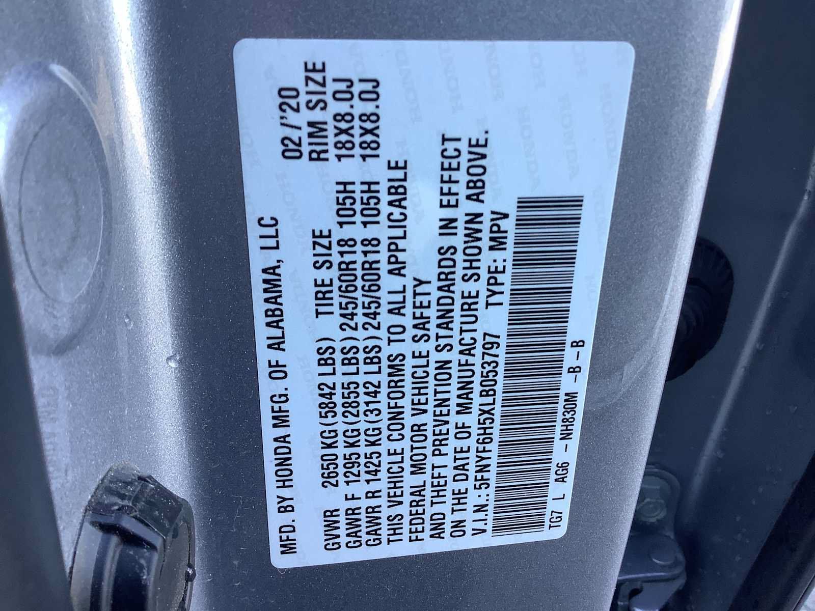 Certified 2020 Honda Pilot EX-L image 21
