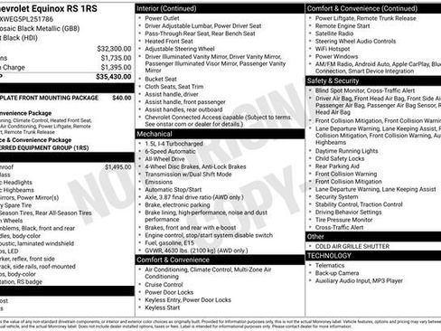 Used 2023 Chevrolet Equinox RS image 39