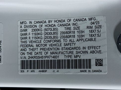 Certified 2023 Honda CR-V Sport image 38