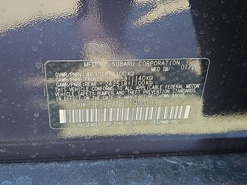 New 2026 Subaru WRX Limited image 21