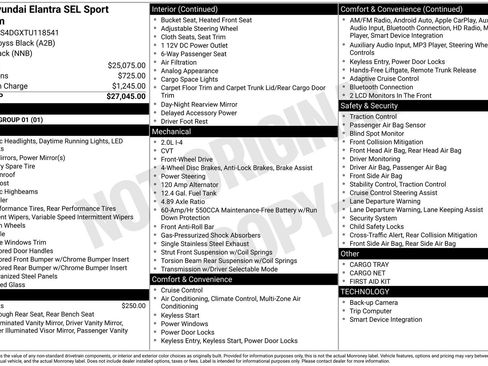 New 2026 Hyundai Elantra SEL Sport image 8