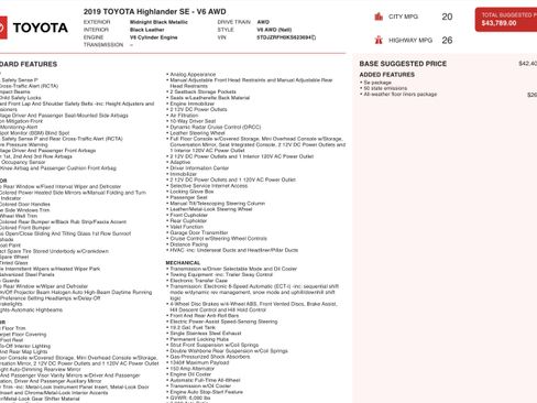 Used 2019 Toyota Highlander SE image 3