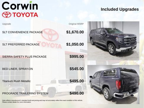 Used 2022 GMC Sierra 1500 SLT w/ SLT Convenience Package AWD/4WD image 4