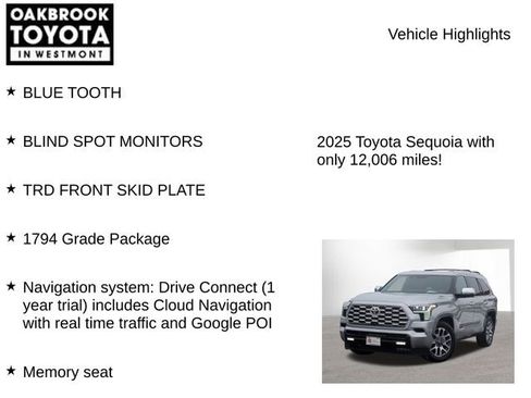 Used 2025 Toyota Sequoia 1794 Edition image 7