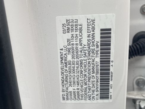 Certified 2026 Honda Passport RTL image 29