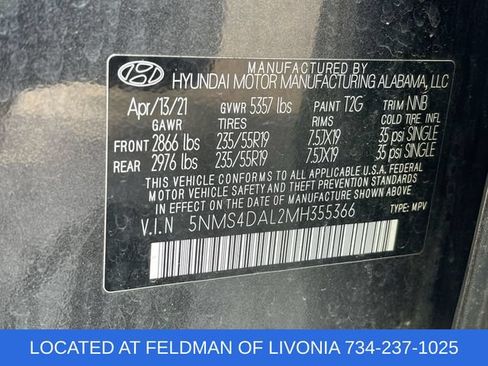 Used 2021 Hyundai Santa Fe Limited AWD/4WD image 35