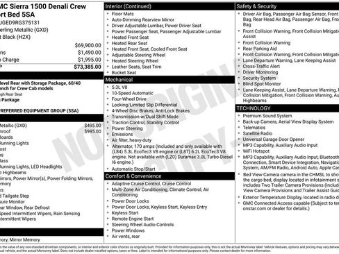 Certified 2024 GMC Sierra 1500 Denali AWD/4WD image 2
