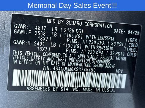 Certified 2025 Subaru Crosstrek 2.5i Limited w/ Crosstrek Mirror Package AWD/4WD image 27