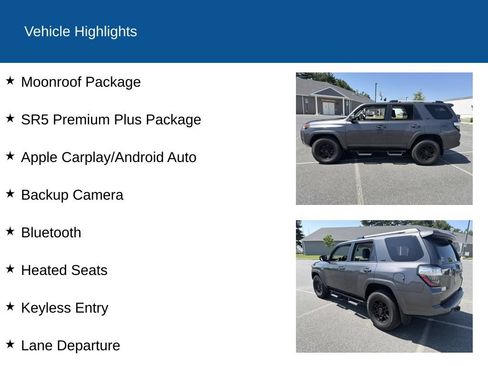 Used 2023 Toyota 4Runner SR5 Premium w/ Moonroof Package AWD/4WD image 2