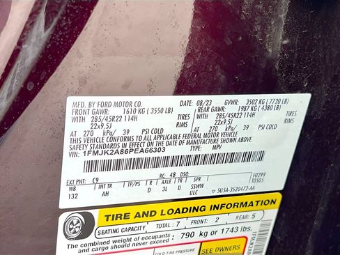 Used 2023 Ford Expedition Max Limited AWD/4WD image 34