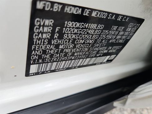 Certified 2023 Honda HR-V Sport image 7