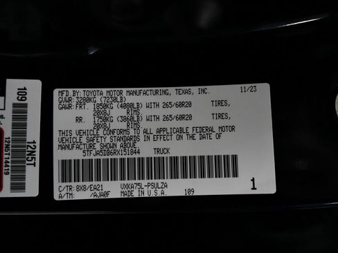 Used 2024 Toyota Tundra Limited AWD/4WD image 14