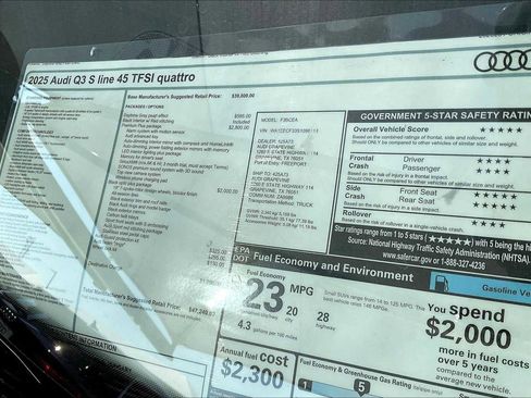 New 2025 Audi Q3 2.0T Premium Plus image 18