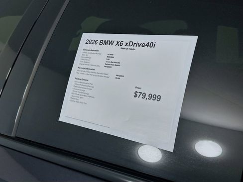 Used 2026 BMW X6 xDrive40i AWD/4WD image 12