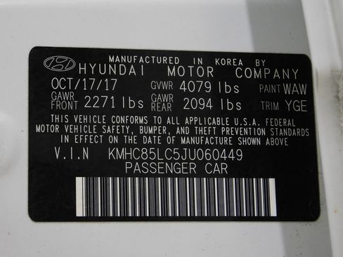 Used 2018 Hyundai Ioniq Limited FWD image 99