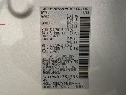 Used 2019 Nissan Rogue SV w/ Premium Package AWD/4WD image 34