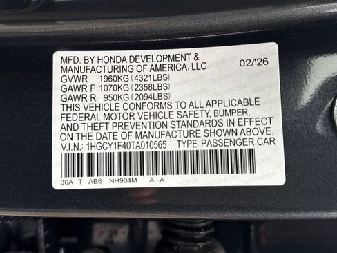 New 2026 Honda Accord SE image 28