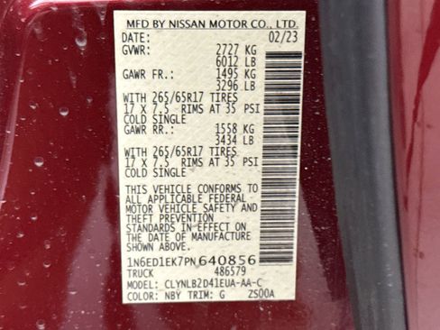 Used 2023 Nissan Frontier SV w/ Technology Package image 11