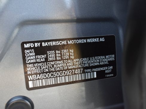 Used 2016 BMW 640i Gran Coupe image 47