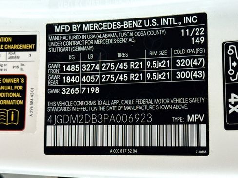 Certified 2023 Mercedes-Benz EQS 450+ SUV image 30