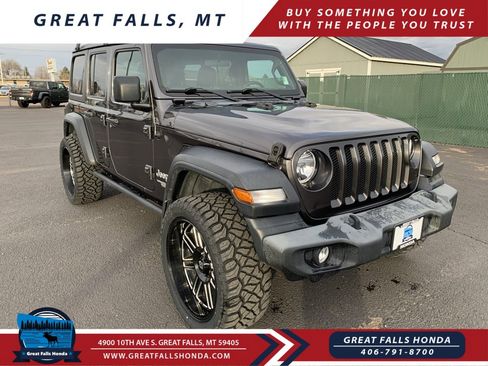 Used 2021 Jeep Wrangler Unlimited Sport image 1