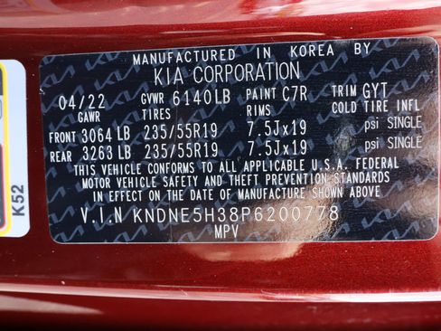 Used 2023 Kia Carnival SX image 46