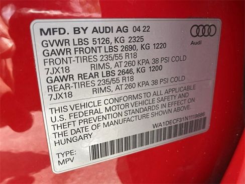 Used 2022 Audi Q3 2.0T Premium image 34