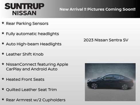 Certified 2023 Nissan Sentra SV w/ SV Premium Package FWD image 9