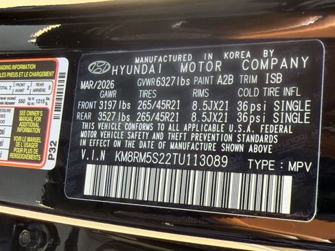 Certified 2026 Hyundai Palisade Calligraphy FWD image 26