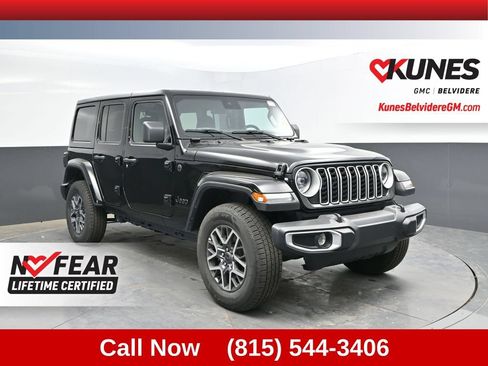 Used 2025 Jeep Wrangler Unlimited Sahara AWD/4WD image 1