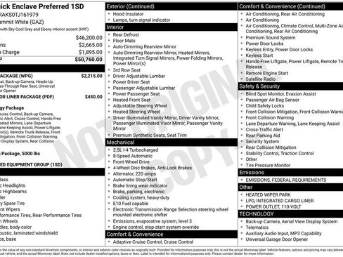 New 2026 Buick Enclave Preferred w/ Power Package image 49