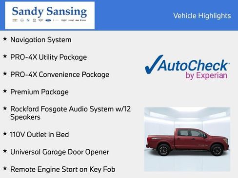 Used 2018 Nissan Titan PRO-4X w/ Pro-4x Convenience Package AWD/4WD image 7