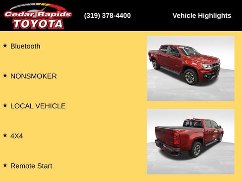 Used 2021 Chevrolet Colorado Z71 w/ Safety Package image 15