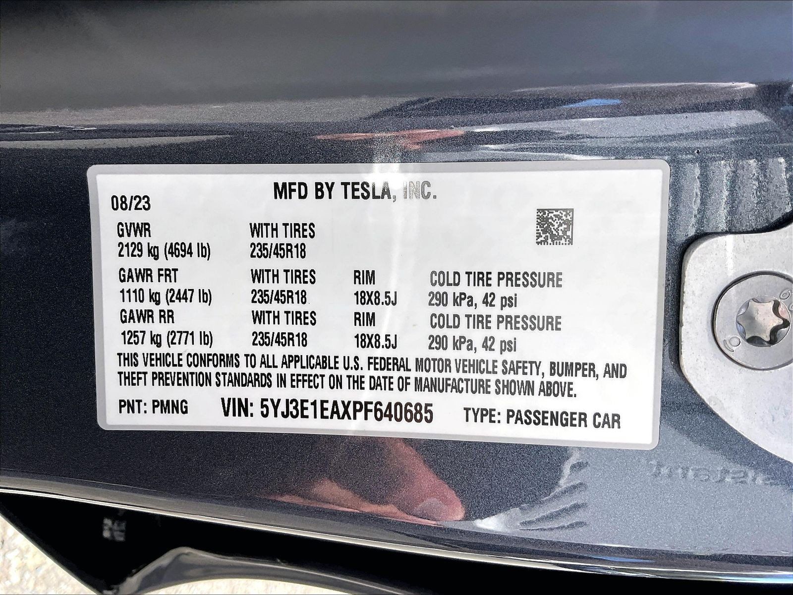 Used 2023 Tesla Model 3 Standard Range RWD image 30