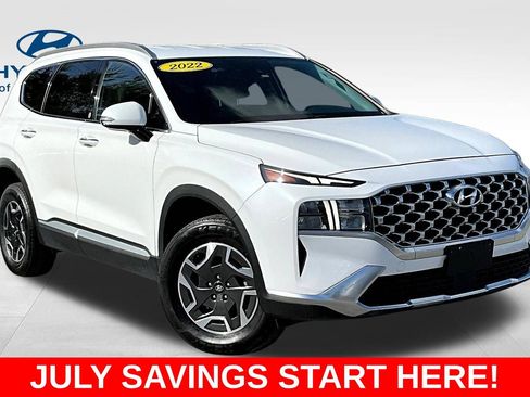 Used 2022 Hyundai Santa Fe Blue w/ Cargo Package AWD/4WD image 3