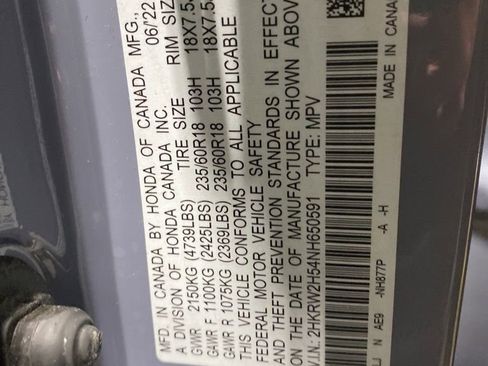 Certified 2022 Honda CR-V EX image 18