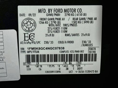 Used 2022 Ford Explorer ST w/ ST Street Pack AWD/4WD image 31