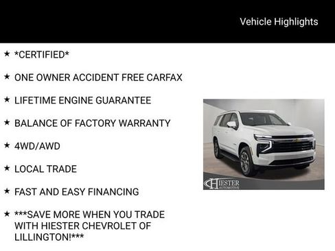 Certified 2025 Chevrolet Tahoe LS AWD/4WD image 8